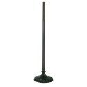 LumiLamp Lampe Base Floor Lamp Tiffany Ø 30x165 cm  Brown Plastic Iron