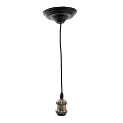 LumiLamp Suspension 150 cm  Vert Noir Plastique