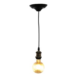 LumiLamp Pendant Light 150 cm  Green Black Plastic