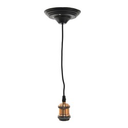 LumiLamp Pendant Light 150 cm  Copper colored Plastic