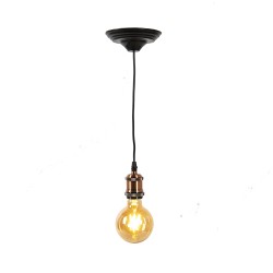 LumiLamp Pendant Light 150 cm  Copper colored Plastic