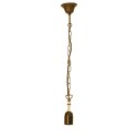 LumiLamp Lampadario a sospensione Tiffany 130 cm  Color oro Ferro