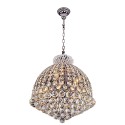 LumiLamp Chandelier Ø 48x55/180 cm  Transparent Iron Glass