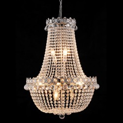 LumiLamp Chandelier Ø 60x85/200 cm  Transparent Iron Glass