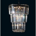 LumiLamp Chandelier Ø 55x75 cm  Transparent Iron Glass