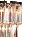 LumiLamp Chandelier Ø 47x74 cm  Transparent Iron Glass