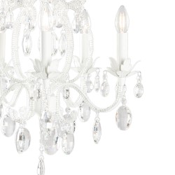 LumiLamp Chandelier Ø 50x56 cm  Transparent Iron Glass