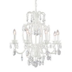 LumiLamp Chandelier Ø 70x70 cm  Transparent Iron Glass