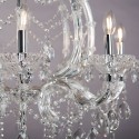 LumiLamp Chandelier Ø 73x86 cm  Transparent Iron Glass