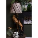 Clayre & Eef Lampe de table Ø 25x73 cm  Noir Beige Métal Perroquet