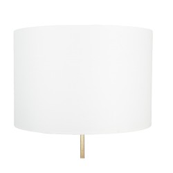 Clayre & Eef Tischlampe Ø 30x60 cm Goldfarbig Kunststoff