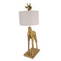 Clayre & Eef Lampada da tavolo Giraffa 39x30x85 cm  Color oro Plastica