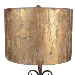 Clayre & Eef Lampada da tavolo Ø 36x71 cm Marrone Ferro