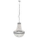 Clayre & Eef Pendant Lamp Ø 54x72 cm  Grey Iron Wood