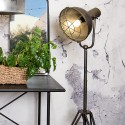 Clayre & Eef Floor Lamp 51x46x175 cm  Grey Iron Round