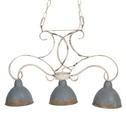 Clayre & Eef Hanglamp  60x15x42 cm  Grijs Ijzer