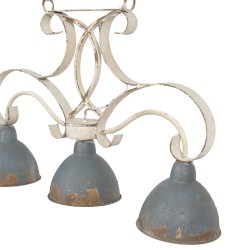 Clayre & Eef Pendant Lamp 60x15x42 cm  Grey Iron