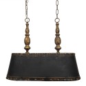 Clayre & Eef Pendant Lamp 71x31x58 cm  Black Brown Iron