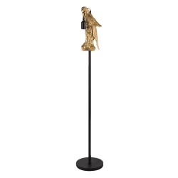 Clayre & Eef Lampadaire Perroquet Ø 25x139 cm  Couleur or Fer