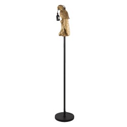 Clayre & Eef Lampadaire Perroquet Ø 25x139 cm  Couleur or Fer