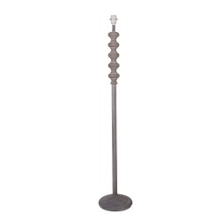 Clayre & Eef Lampadaire Ø 23x131 cm Gris Bois Rond