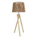 Clayre & Eef Lampada da tavolo Ø 27x65 cm  Marrone Legno