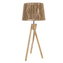 Clayre & Eef Tafellamp  Ø 27x65 cm  Bruin Hout