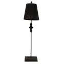 Clayre & Eef Lampada da tavolo Ø 20x75 cm Nero Ferro