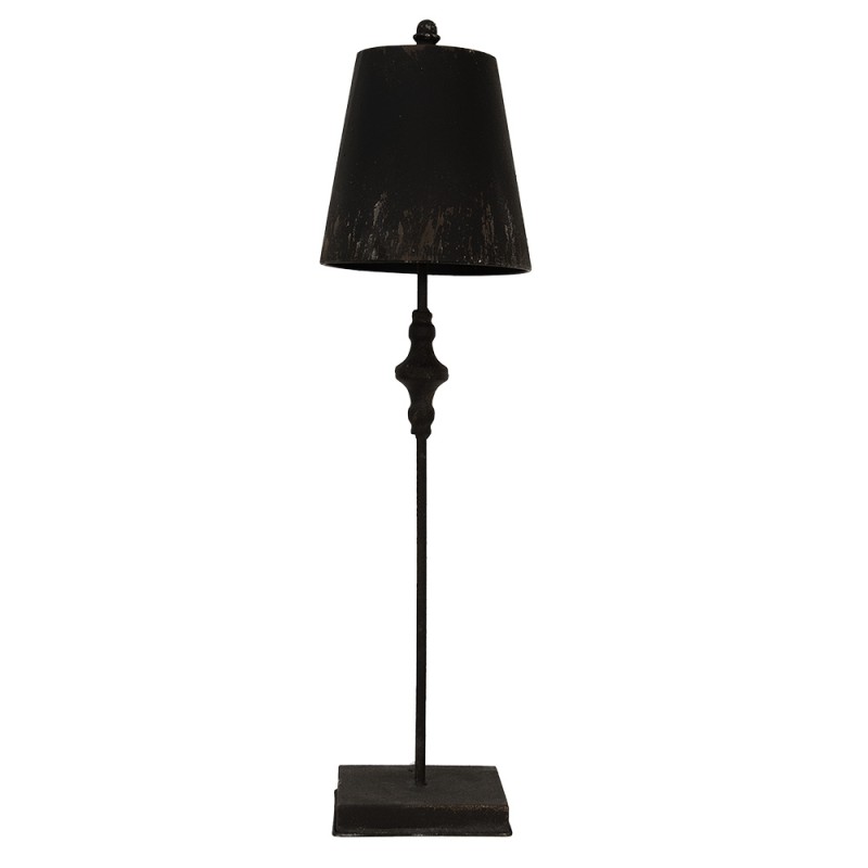 Clayre & Eef Table Lamp Ø 20x75 cm Black Iron