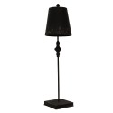 Clayre & Eef Table Lamp Ø 20x75 cm Black Iron