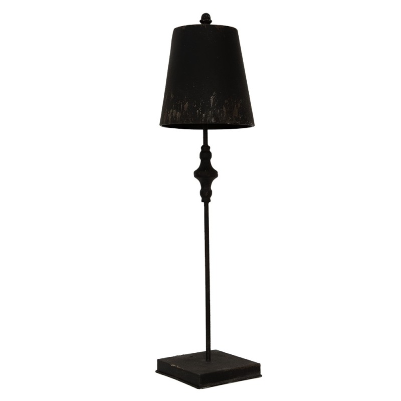 Clayre & Eef Lampe de table Ø 20x75 cm Noir Fer