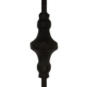 Clayre & Eef Tischlampe Ø 20x75 cm Schwarz Eisen