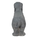 Clayre & Eef Beeld Hond 74x19x39 cm Grijs Steen