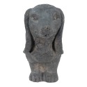 Clayre & Eef Beeld Hond 74x19x39 cm Grijs Steen