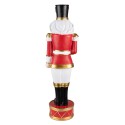 Clayre & Eef Figurine Casse-noisette 82 cm Rouge Blanc Pierre