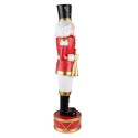 Clayre & Eef Figurine Casse-noisette 82 cm Rouge Blanc Pierre