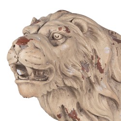 Clayre & Eef Decorative Figurine Lion 55x23x40 cm Beige Brown Ceramic material