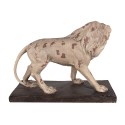 Clayre & Eef Figurine décorative Lion 55x23x40 cm Beige Marron Matériau céramique