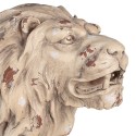 Clayre & Eef Statuetta decorativa Leone 55x23x40 cm Beige Marrone  Materiale ceramico