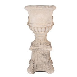 Clayre & Eef Planter 33x33x69 cm Beige Ceramic material