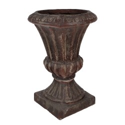 Clayre & Eef Pot de fleurs 40x40x52 cm Marron Matériau céramique