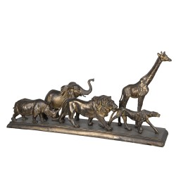 Clayre & Eef Figurine Animaux 71x16x34 cm Marron Polyrésine Animaux