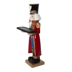 Clayre & Eef Figurine Nutcracker 90 cm Red Blue Polyresin