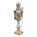 Clayre & Eef Statuetta Schiaccianoci 67 cm Rosa Poliresina