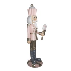 Clayre & Eef Figurine Nutcracker 178 cm Pink Polyresin