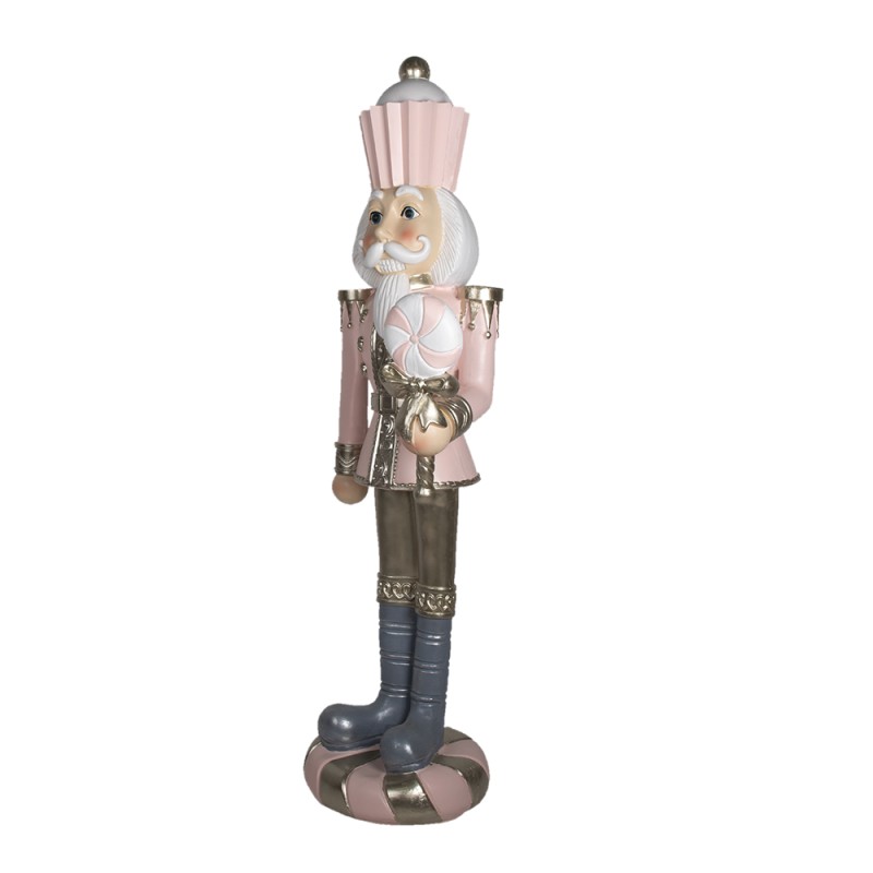 Clayre & Eef Figurine Casse-noisette 178 cm Rose Polyrésine