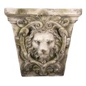 Clayre & Eef Décoration murale Lion 56 cm Beige Plastique Rectangle