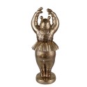 Clayre & Eef Statuetta decorativa 64 cm Color oro Poliresina Ippopotamo