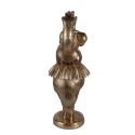 Clayre & Eef Statuetta decorativa 64 cm Color oro Poliresina Ippopotamo