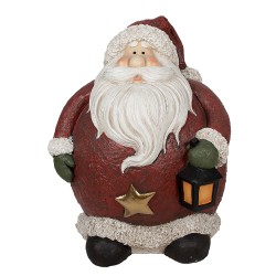 Clayre & Eef Figurine Santa Claus 70x60x83 cm Red Polyresin